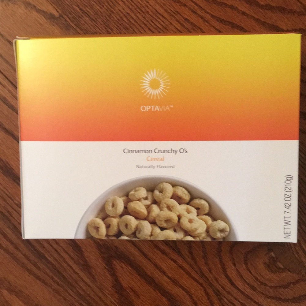 OPTAVIA 5 bags cinnamon crunchy O’s cereal